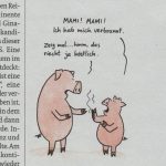 Stern Erster Cartoon