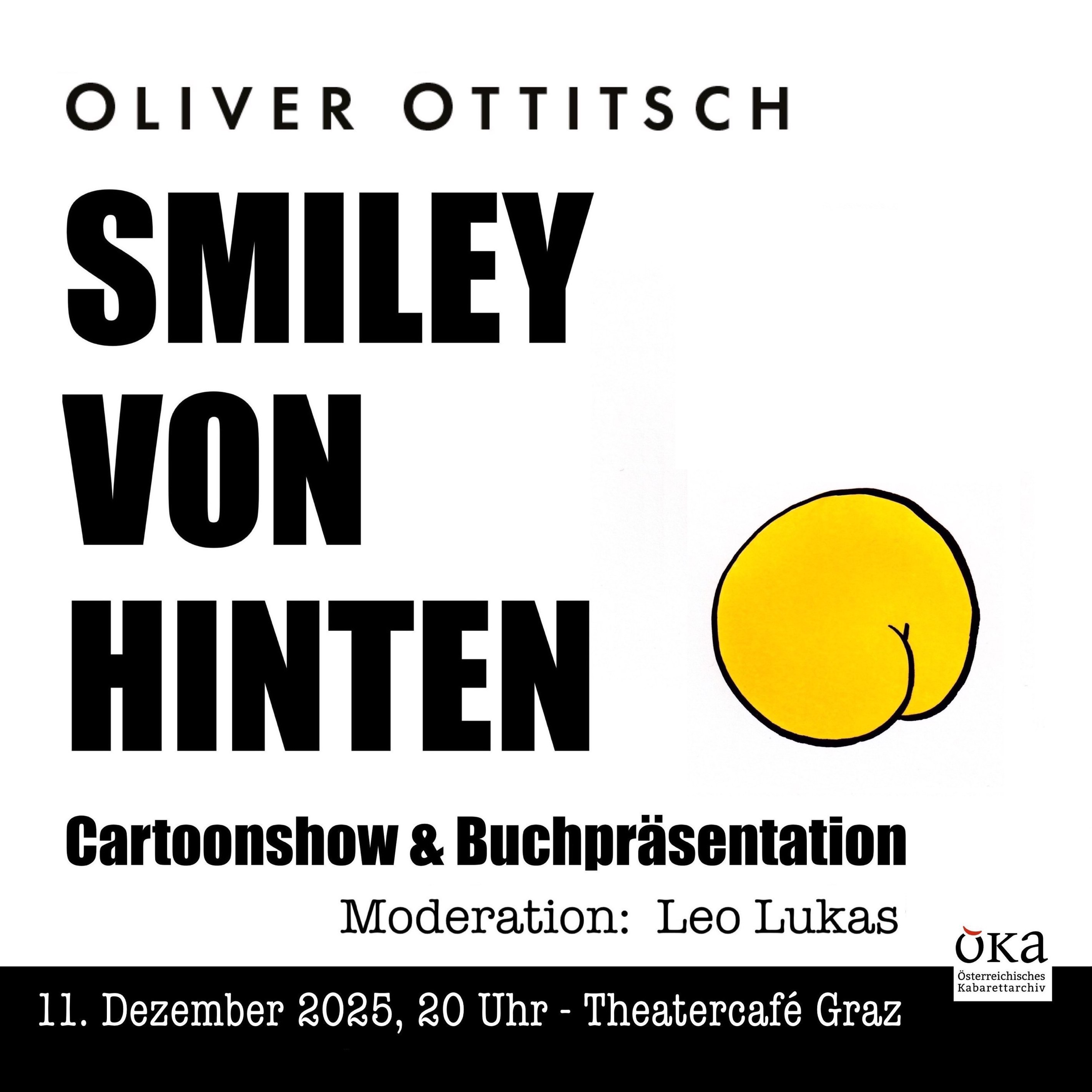 Buchpräsentation & Cartoonshow im Theatercafe Graz